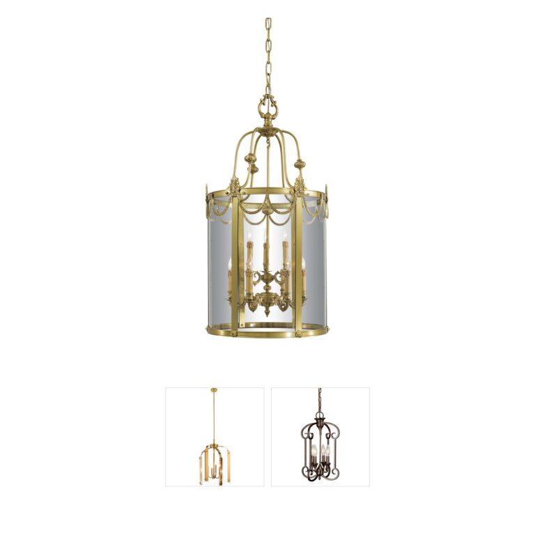 Metropolitan Metropolitan Family Collection Dore Gold Foyer Pendant