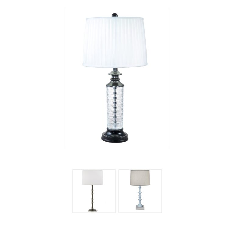 Dale Tiffany Evelyn Ebony Black Metal Table Lamp