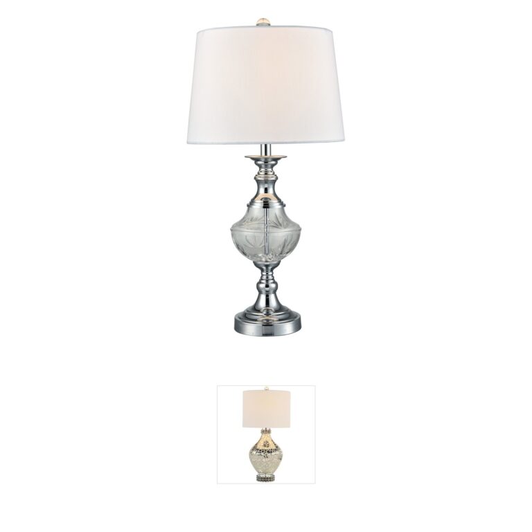 Dale Tiffany Springdale Crystal & Metal Table Lamp