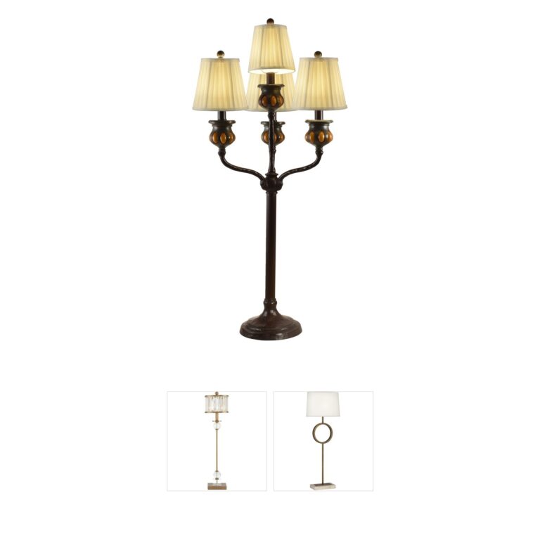 Dale Tiffany Springdale Antique Bronze Buffet Lamp