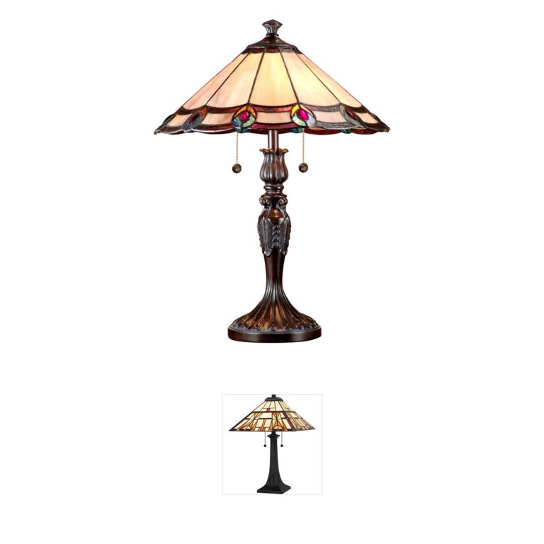 Dale Tiffany Springdale Antique Bronze Table Lamp