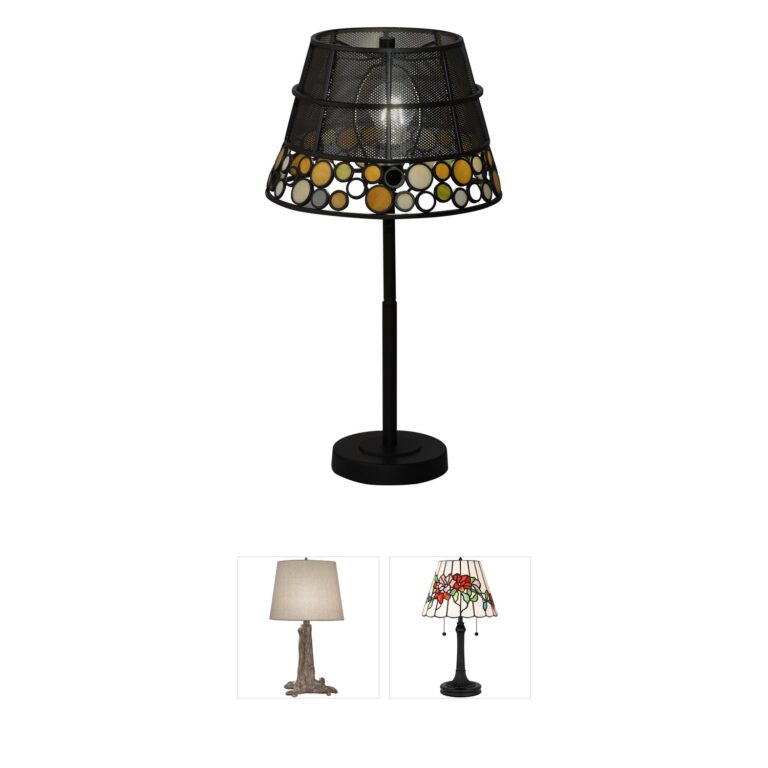 Dale Tiffany Evelyn Antique Bronze Table Lamp