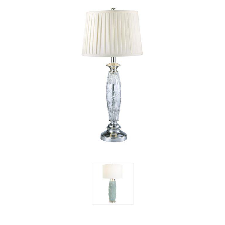 Dale Tiffany Evelyn Crystal Table Lamp