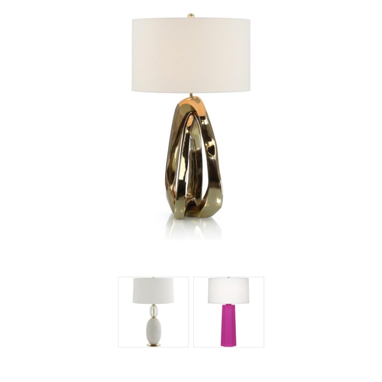 John-Richard Amorphic Brass Table Lamp