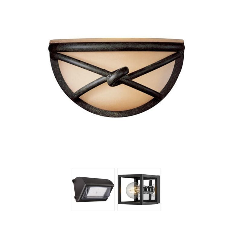 Minka-Lavery Aspen II Aspen Bronze Sconce with Rustic Scavo Glass