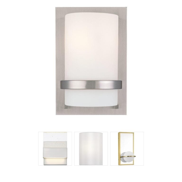 Minka-Lavery Fieldale Lodge Brushed Nickel Wall Sconce