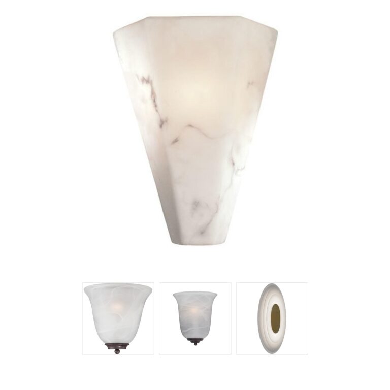 Minka-Lavery ML Alabaster Dust 1-Light ADA Wall Sconce