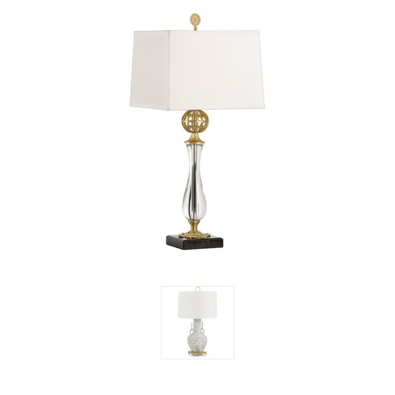 Chelsea House Chelsea House Daines Brass and Crystal Accent Lamp