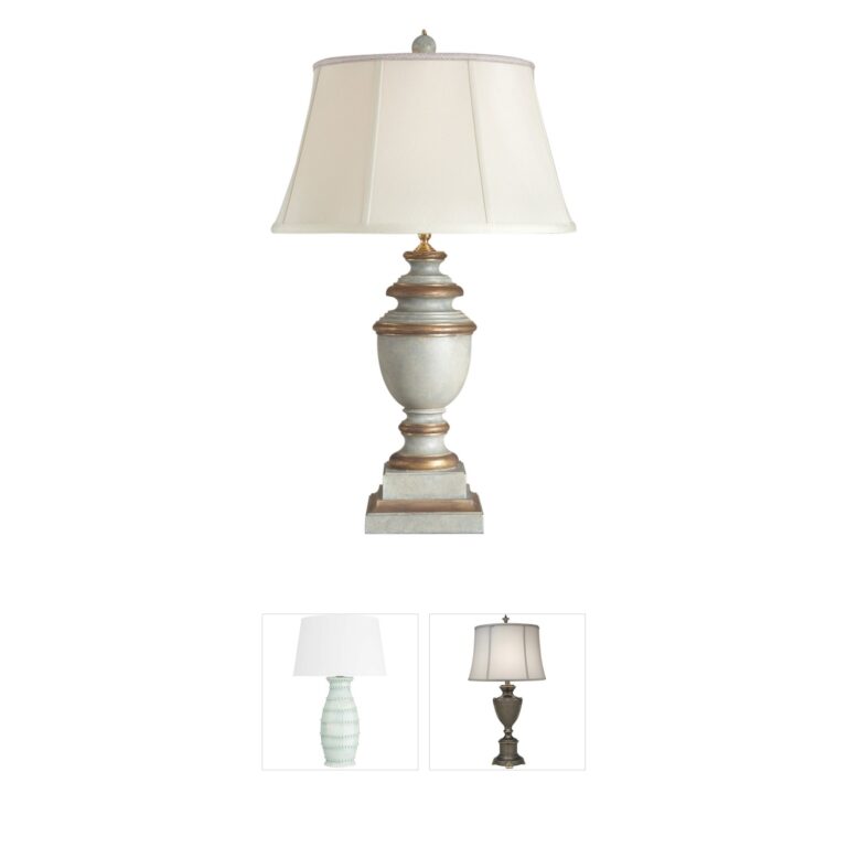 Chelsea House Chelsea House Ventura Old Blue Italian Composite Table Lamp