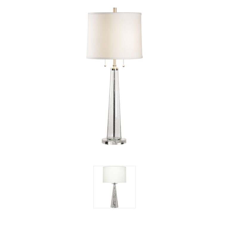 Chelsea House Lisa Kahn Bubble Glass Column Table Lamp