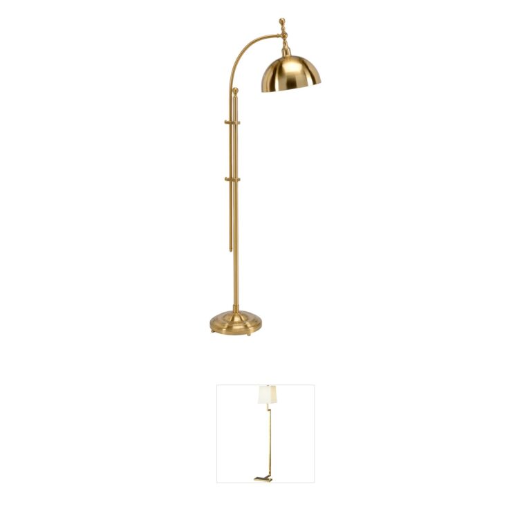 Chelsea House Chelsea House Antique Brass 55-Inch Floor Lamp