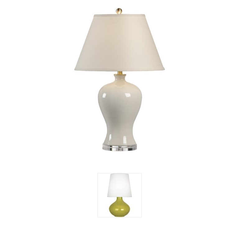 Chelsea House Chelsea House Cream Glazed Ceramic Table Lamp