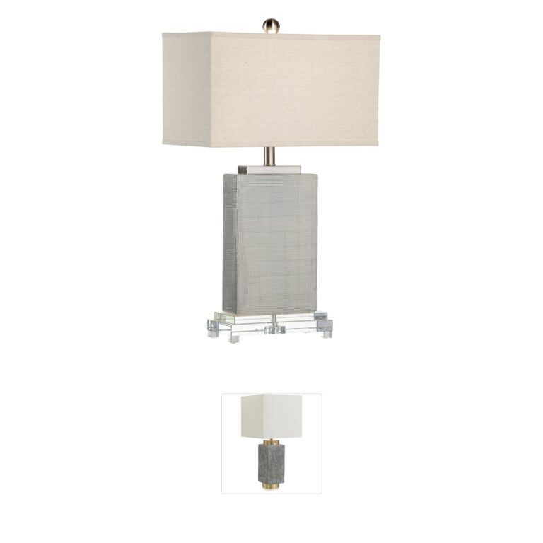 Chelsea House Chelsea House Huntington Hatched Glaze Table Lamp