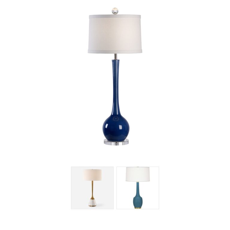 Chelsea House Chelsea House Cobalt Blue Ceramic Matthews Lamp