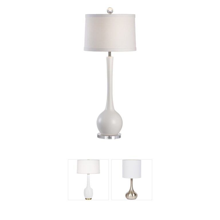 Chelsea House Matte White Ceramic Lamp - Chelsea House Collection