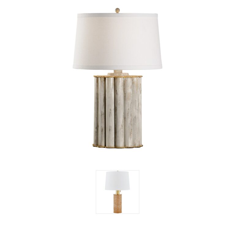 Chelsea House Bradshaw Orrell Gold & Whitewash Table Lamp