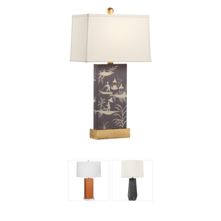Chelsea House Pam Cain Chinoiserie Wood Table Lamp