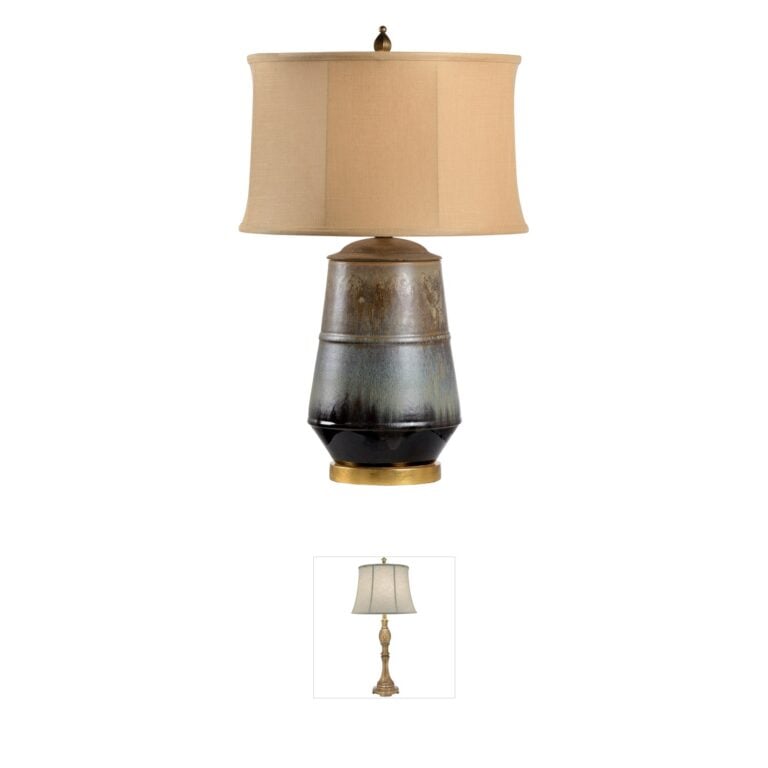 Chelsea House Chelsea House Vidette Ceramic Table Lamp in Acid Rain Wash Glaze