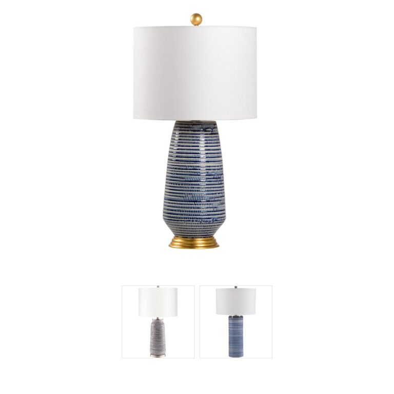 Chelsea House Chelsea House Hive Blue Porcelain Table Lamp