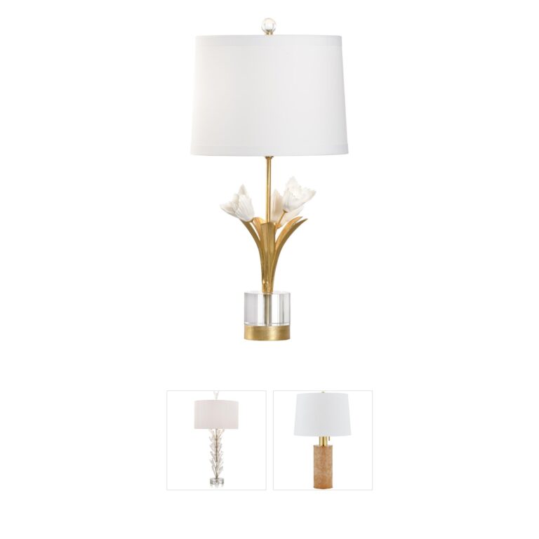 Chelsea House Chelsea House Porcelain Small Tulip Table Lamp