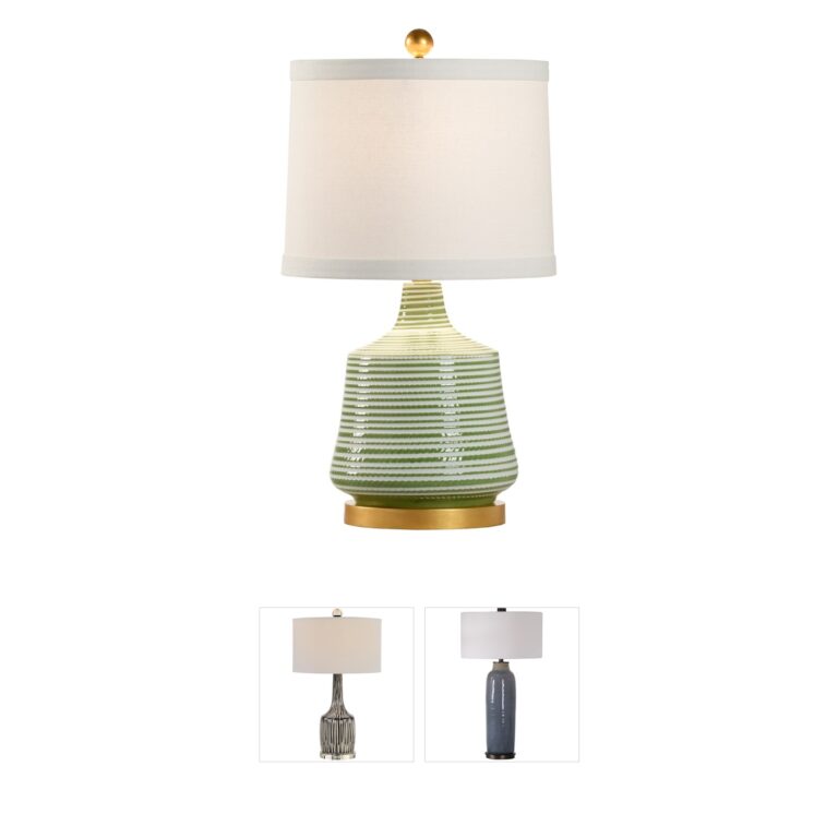 Chelsea House Chelsea House Green Ceramic Beehive Table Lamp