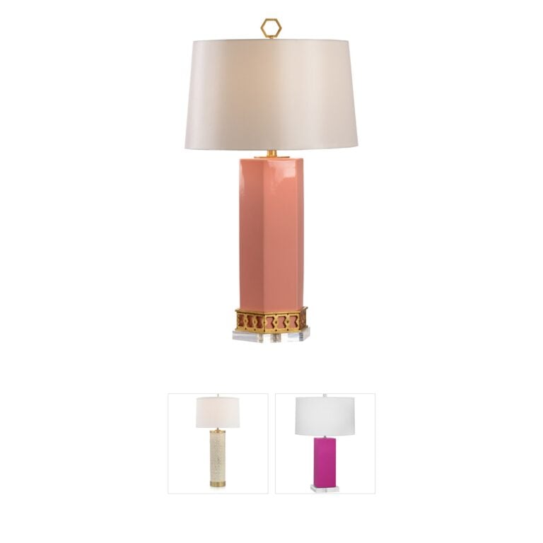 Chelsea House Shayla Copas Coral Ceramic and Acrylic Table Lamp