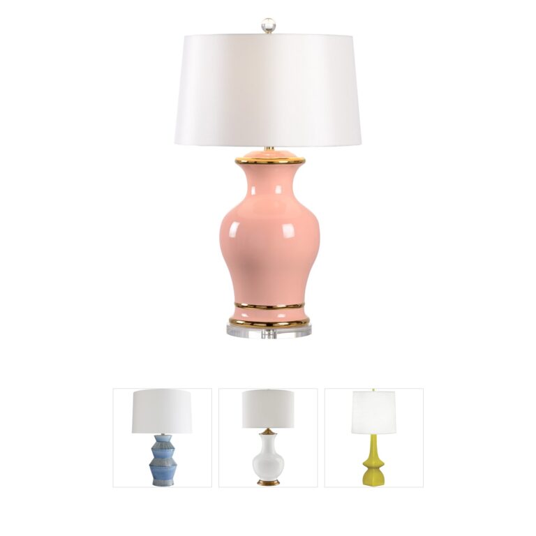 Chelsea House Shayla Copas Audrey Coral Ceramic Table Lamp