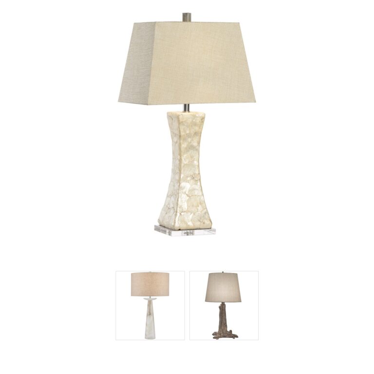 Chelsea House Town Square Faux Ivory Penshell Table Lamp