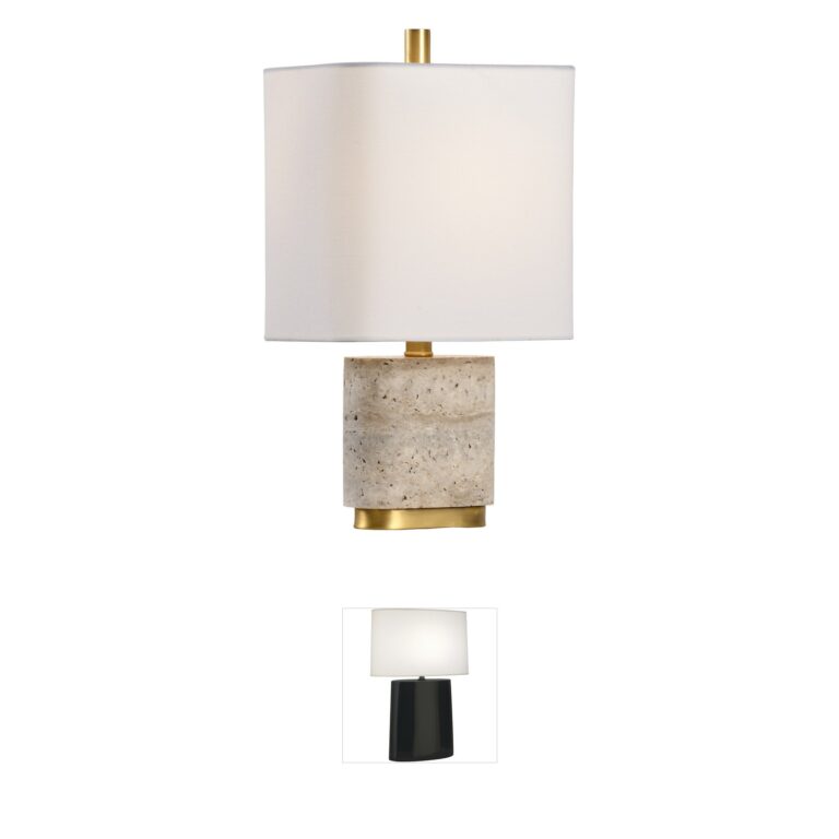 Chelsea House Chelsea House Natural Stone and Iron Table Lamp