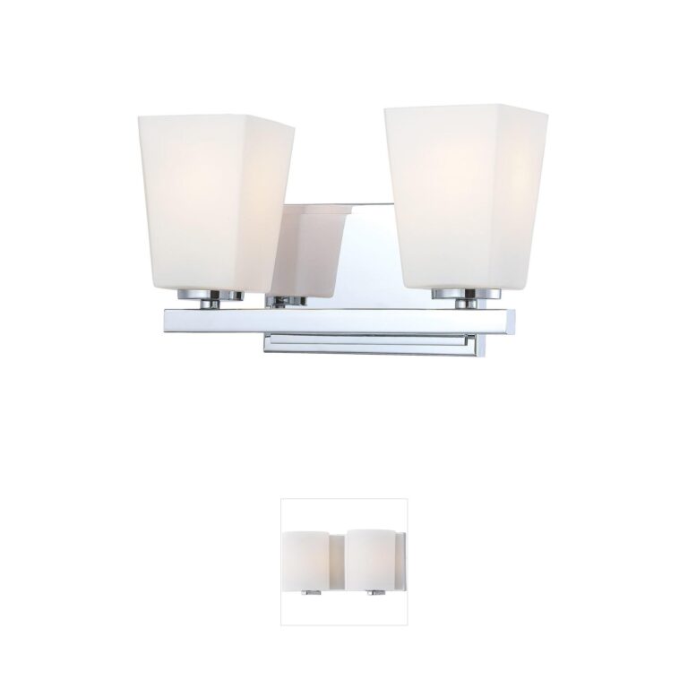 Minka-Lavery City Square Chrome 2-Light Vanity