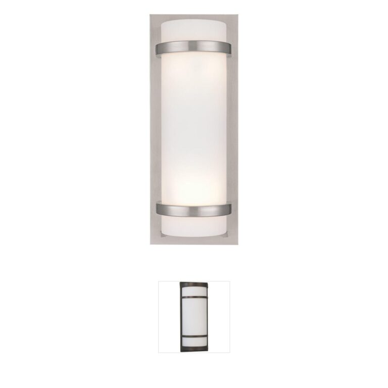 Minka-Lavery Fieldale Lodge 2-Light Brushed Nickel Wall Sconce