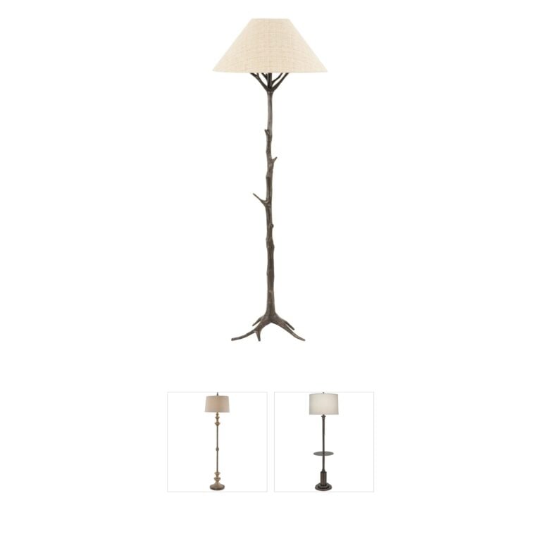 Frederick Cooper Collection Sprig's Promise Dark Bronze Iron Floor Lamp