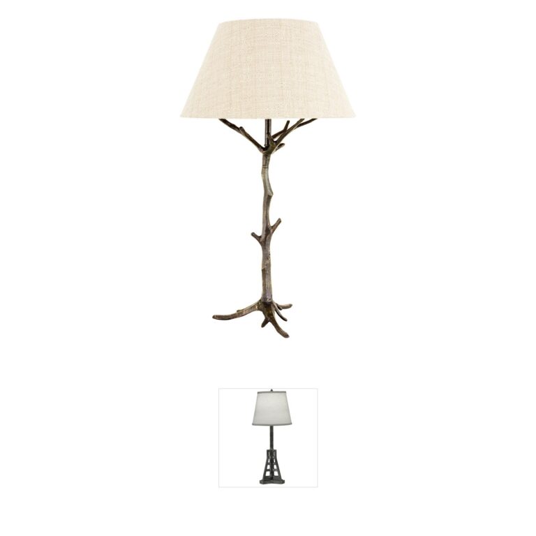 Frederick Cooper Frederick Cooper Dark Bronze Iron Sprig's Promise Table Lamp