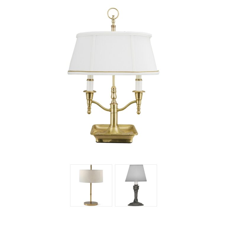 Frederick Cooper Frederick Cooper Bartemius Antique Brass Table Lamp