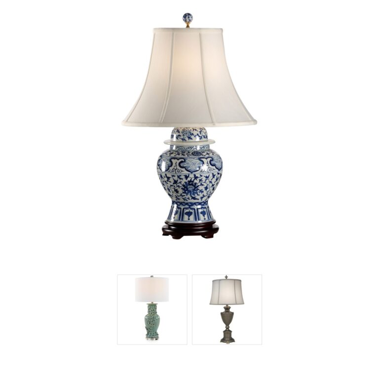 Frederick Cooper Collection Indigo Garden Porcelain Table Lamp