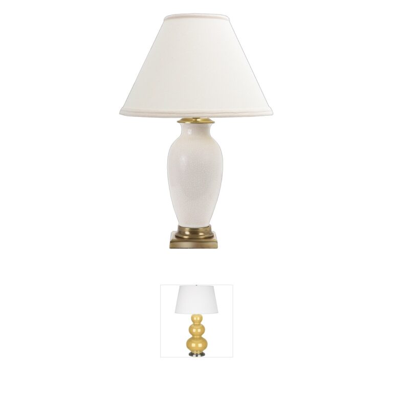 Frederick Cooper Frederick Cooper Kyoko White Crackle Table Lamp