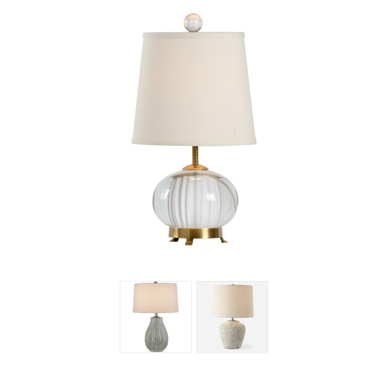 Frederick Cooper Frederick Cooper Crystal and Antique Patina Table Lamp
