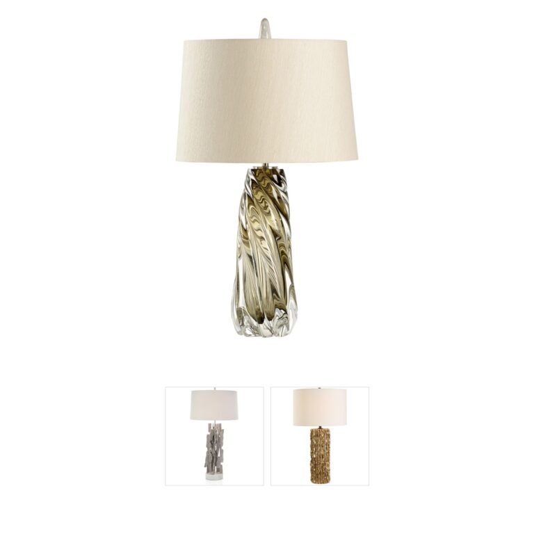 Frederick Cooper Frederick Cooper Norah Clear and Amber Glass Table Lamp