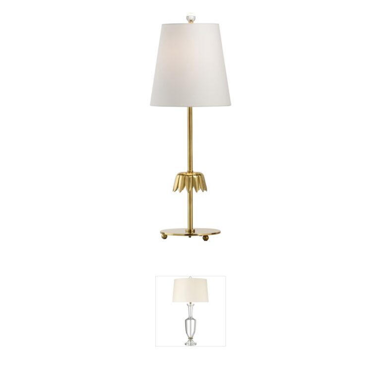 Frederick Cooper Larry Laslo Antique Brass Table Lamp