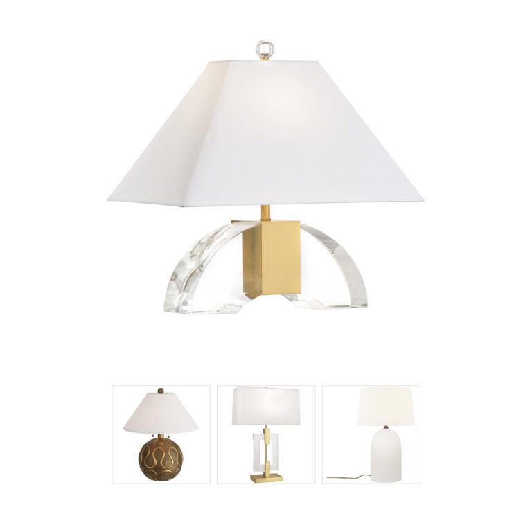 Frederick Cooper Matthew Frederick International Crystal Chess Court Table Lamp