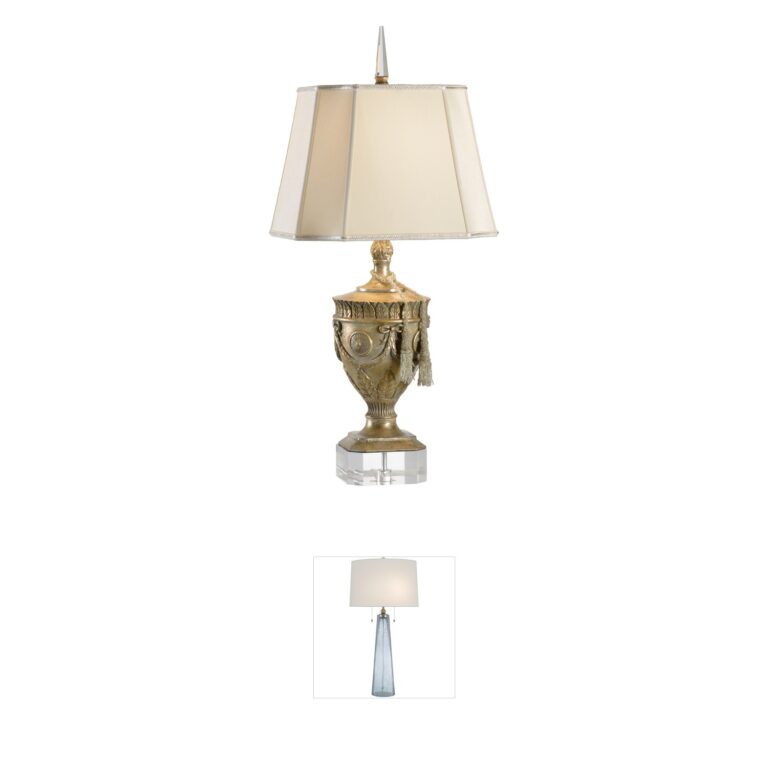 Frederick Cooper Frederick Cooper Athena Acrylic Table Lamp in Champagne