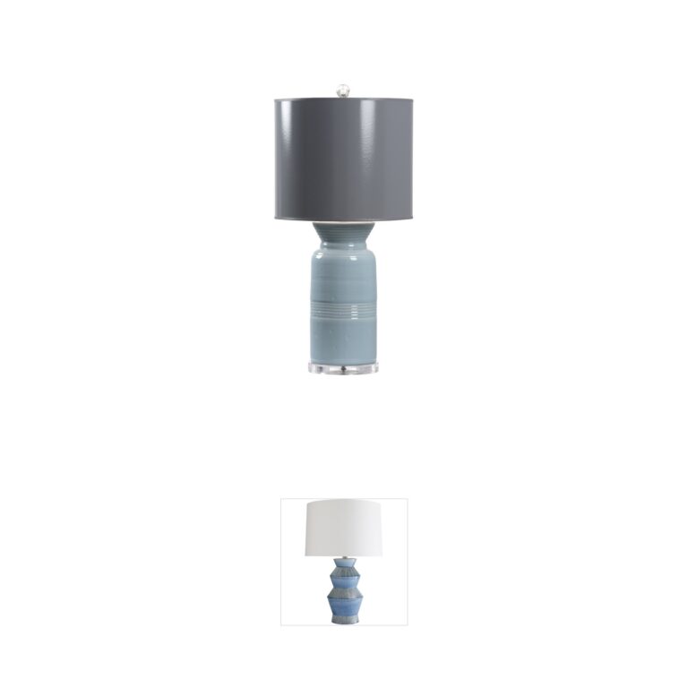 Wildwood Dior Grey Ceramic Table Lamp