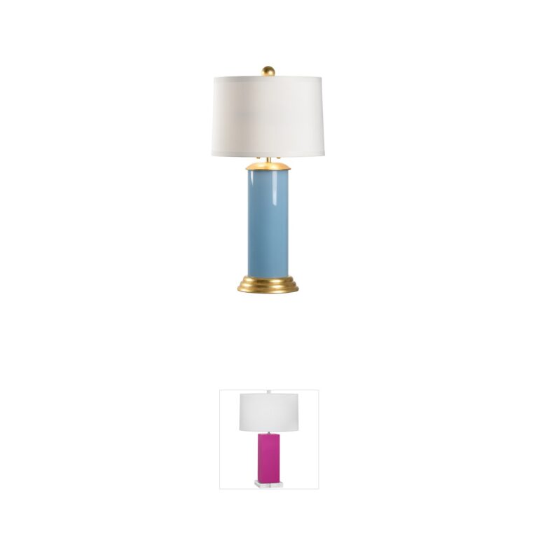 Wildwood Wildwood Collection Turquoise Glass Table Lamp