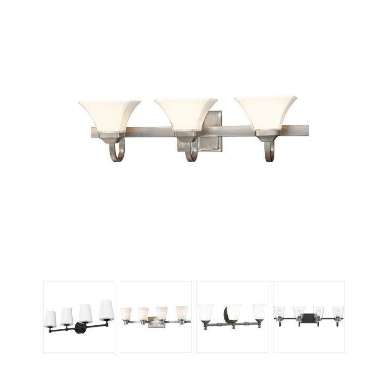 Minka-Lavery Agilis 3-Light Brushed Nickel Vanity Light