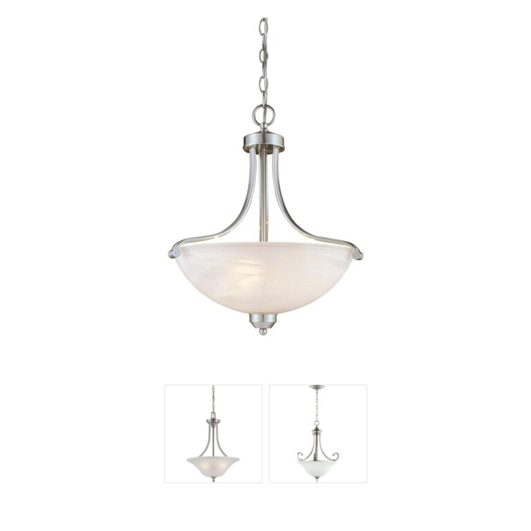 Minka-Lavery Paradox Collection Brushed Nickel Pendant