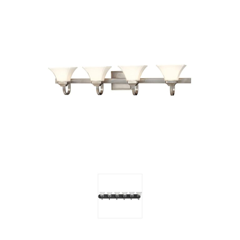 Minka-Lavery Agilis Brushed Nickel 4-Light Bath Vanity