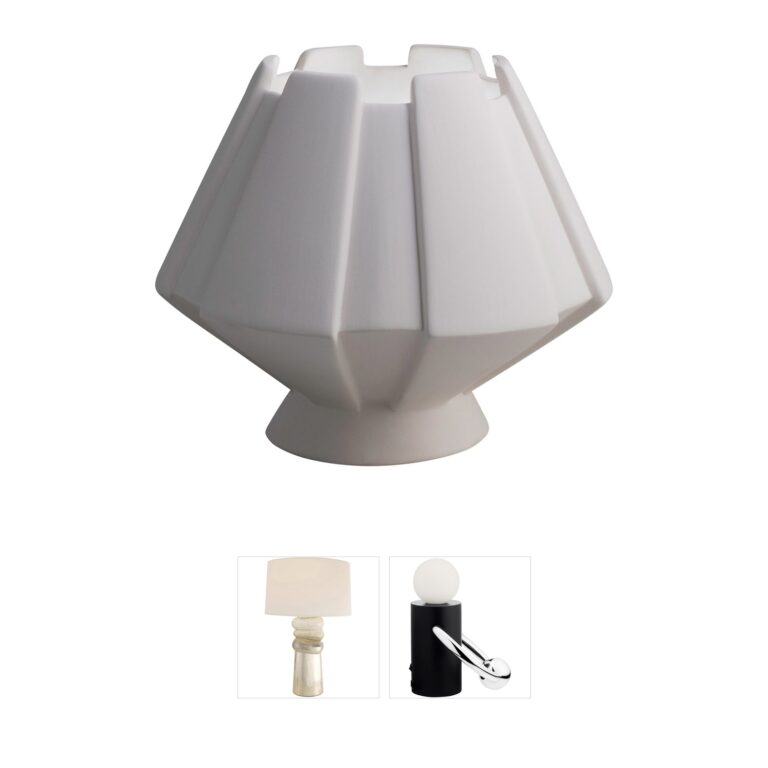 Justice Design Group Portable Ceramic Table Lamp