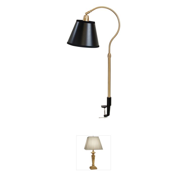 House of Troy Aria Weathered Brass Task Lamp