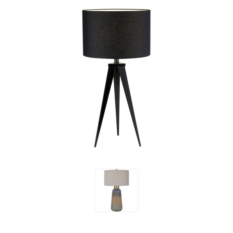 Adesso Director Black Table Lamp
