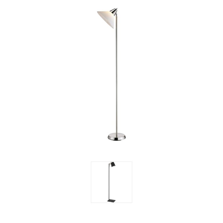 Adesso Swivel Collection 71.5-inch Steel Floor Lamp